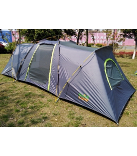 Green Camp 920 шеститиместная палатка автомат(вес: 9,9 кг, цвет:серый-стальной)  