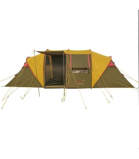 MIMIR MM/Х-1820 6-местная палатка (р-р 610 (195+220+195) х230 х180см,коричневый-песочный) 